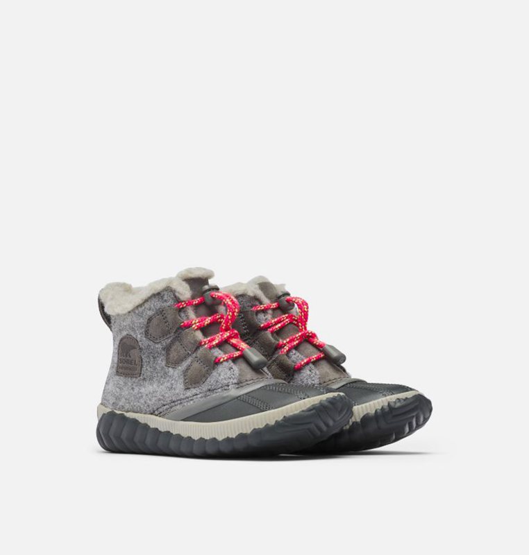 Sorel Youth Out N About™ Plus - Kids Booties Grey - 153047CIA